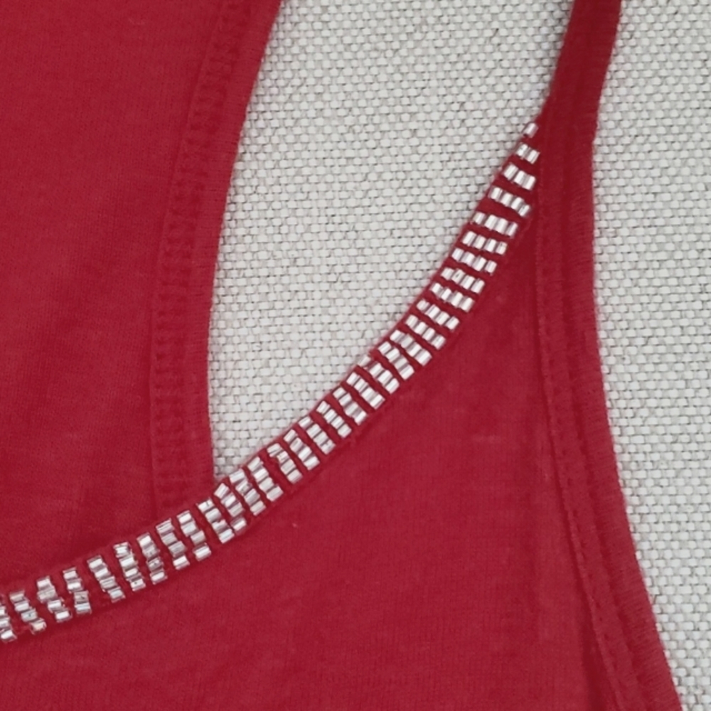 Express Racerback Red Tank Top Size Medium - Picture 8 of 8